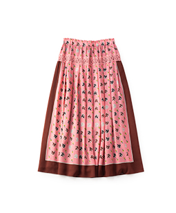 Scottish lion tuck skirt