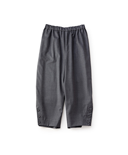 Worsted wool cocoon pants