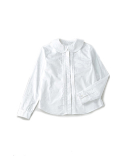 Tiny ruffle collar shirt