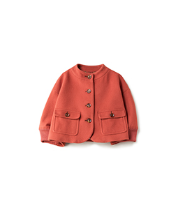 Lamb beaver bolero jacket