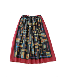 Arabesque Scarf long skirt