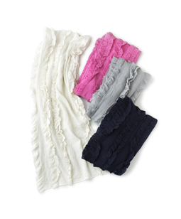 Wool gauze refine stole