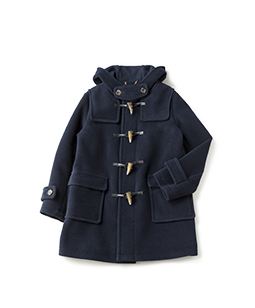 Pile twill duffle coat