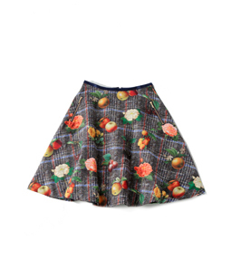 Fantasia Tweed flare skirt