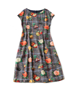 Fantasia Tweed cocoon dress