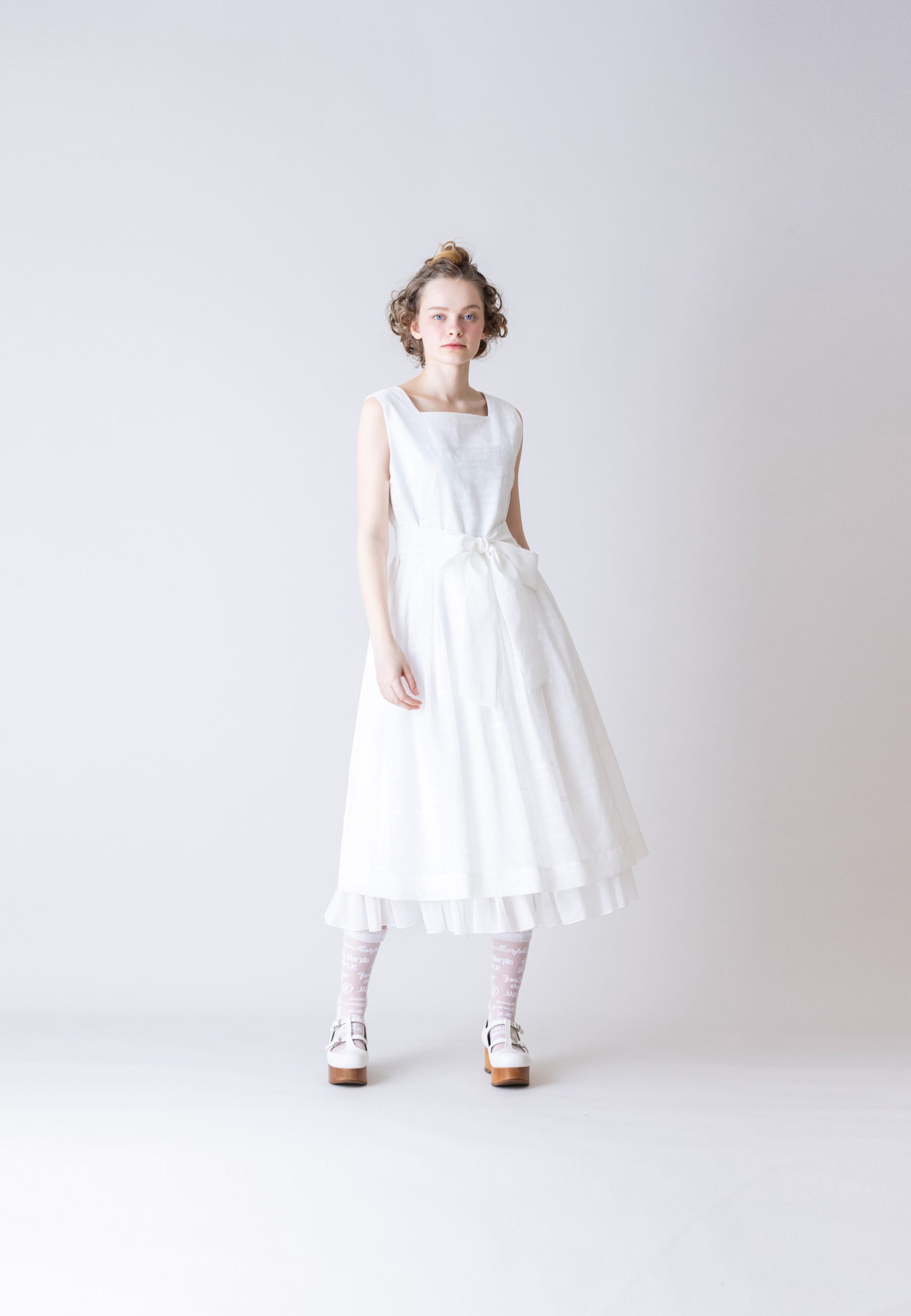 Jane marple 2023 ss Bonjour tiered dress