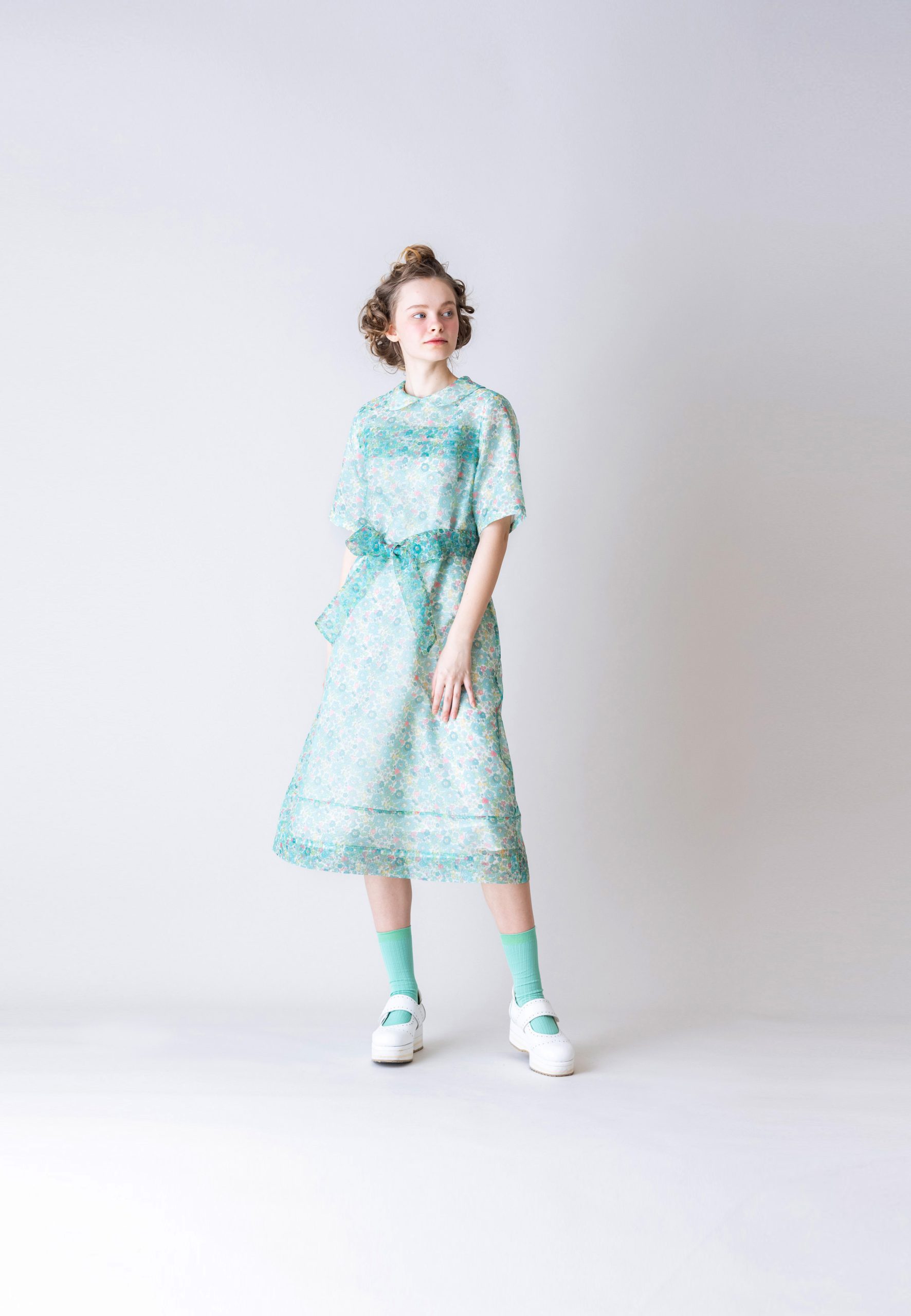 Jane marple 2023 ss Bonjour tiered dress