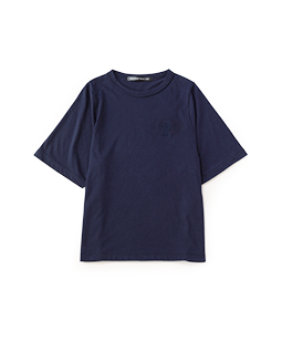 Soft t-cloth logo embroidery T-shirt