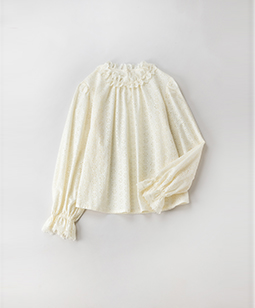 Eyelet lace blouse