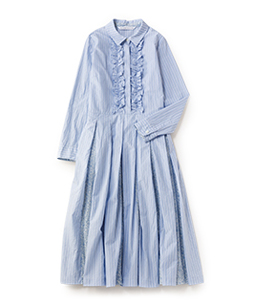 Stripe・D’anjo coast shirt dress