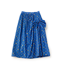 Take a little trip drape ribbon skirt