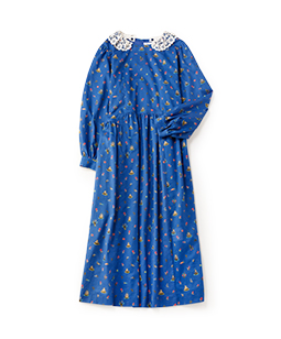 Take a little trip lace collar dress