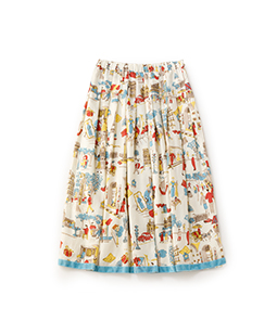 Good old Paris tuck skirt　