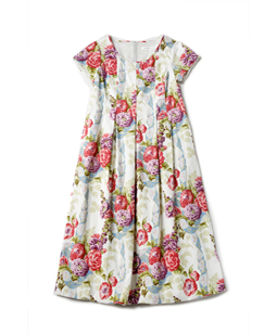 Flower Wallpaper empire dress