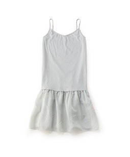 Compact bare T-cloth camisole dress　