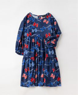 Anniversary ribbons tiered dress