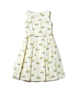 Flower Plate day dress