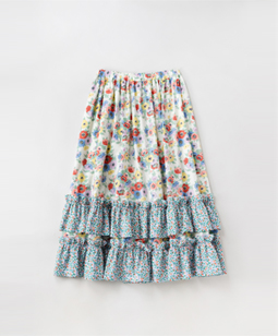 MADELEINE＆COLLEEN'S ORCHARD frill-trim skirt