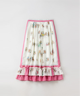 Anniversary parade peasant skirt
