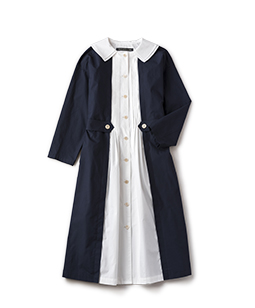 Material MIX coat dress