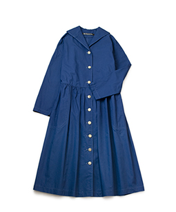 Sulfur damp coat dress