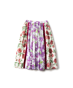 Water flower and Climbing rose skirt