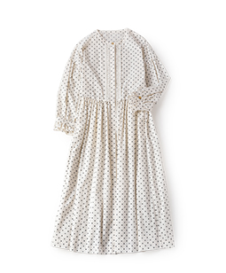 Vintage dot print tablier dress