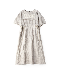 Belgian linen puritan dress