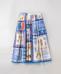 Les merveilles de Paris midi skirt