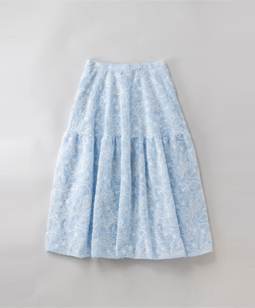 Tulip lace puffy skirt