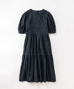Tulip lace tiered dress