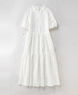 Tulip lace puffy dress
