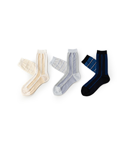 Pattern mix crew socks