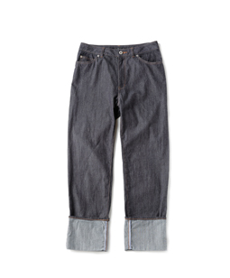 Giza denim roll up pants