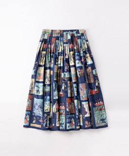 The Wizard of Oz tuck pleats skirt