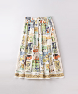 The Wizard of Oz ribbon-line skirt