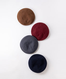 Crown embroidery	beret