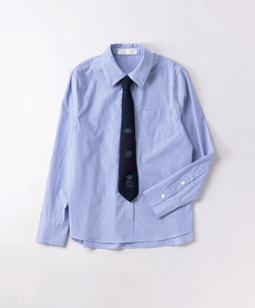Wired collar tie shirt
