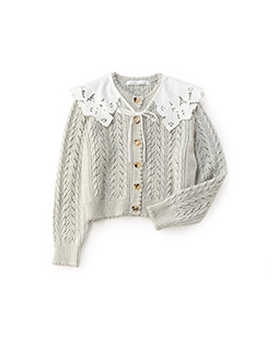 Vintage lace collar cardigan 