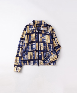 Agatha’s library zip-up blouson