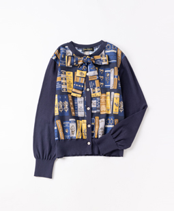 Agatha’s library cardigan