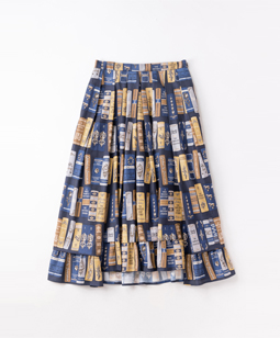 Agatha’s library frill-trim skirt 