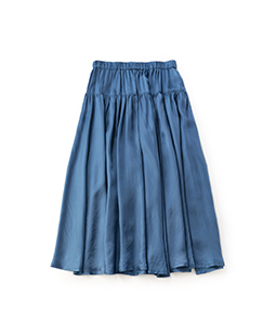 Vintage twill fluffy skirt