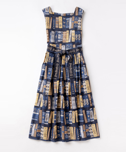 Agatha’s library square dress