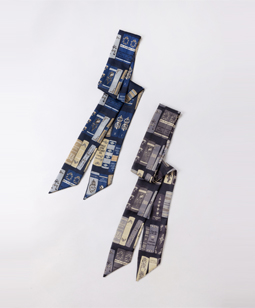 Agatha’s library scarf tie