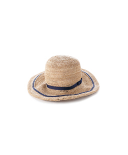 Raffia braid marine hat