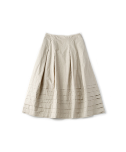Cotton typewriter forest skirt