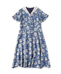 Vintage Dot Flower kiki onepiece