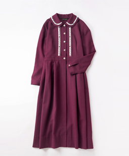 Logo lace dress