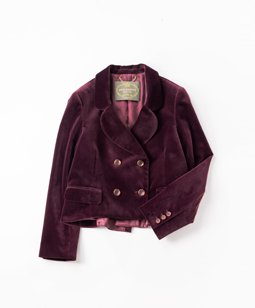 Cotton velvet maestro jacket